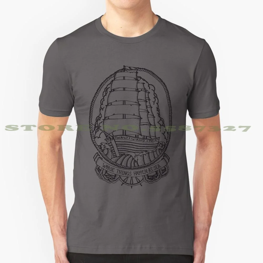 Traditional Ship Design 100% Cotton T-Shirt Frank Turner Fthc Traditional Tattoo Traditional Ship Tattoo Punk