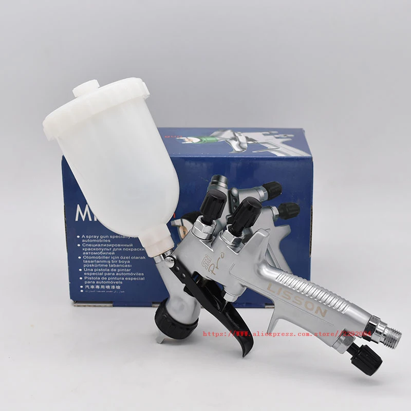 MINI Repair Spray Gun SRi Pro 1.2mm Gravity Feed HVLP Paint Sprayer with 250ml cup air paint tool professional spray gun