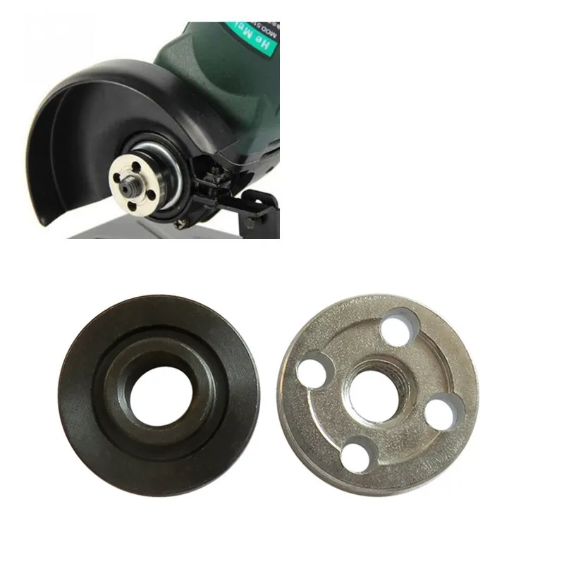 2pc/set Angle Grinder Flange nut disc Inner Outer Lock cutting Power tool replacement part for aperture 16mm-20mm circular saw