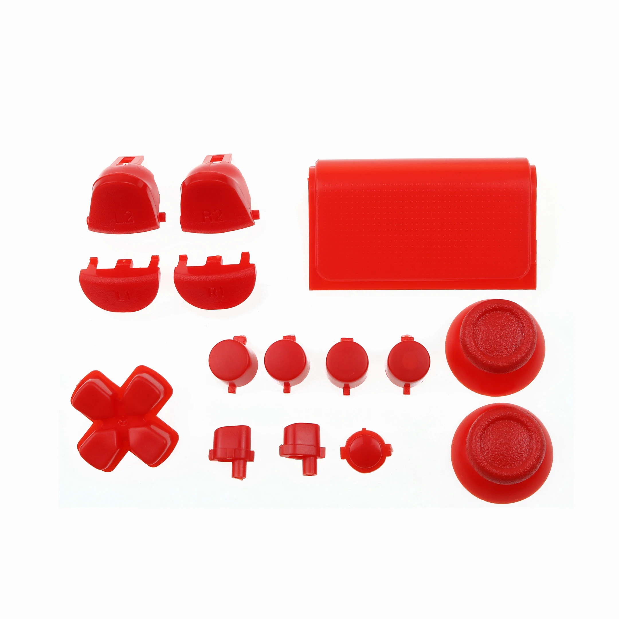 YuXi Plastic Limited Edition Touchpad Buttons Trigger L1 R1 L2 R2 Repair Parts for PS4 Pro Slim Controller JDS-040 JDM-040