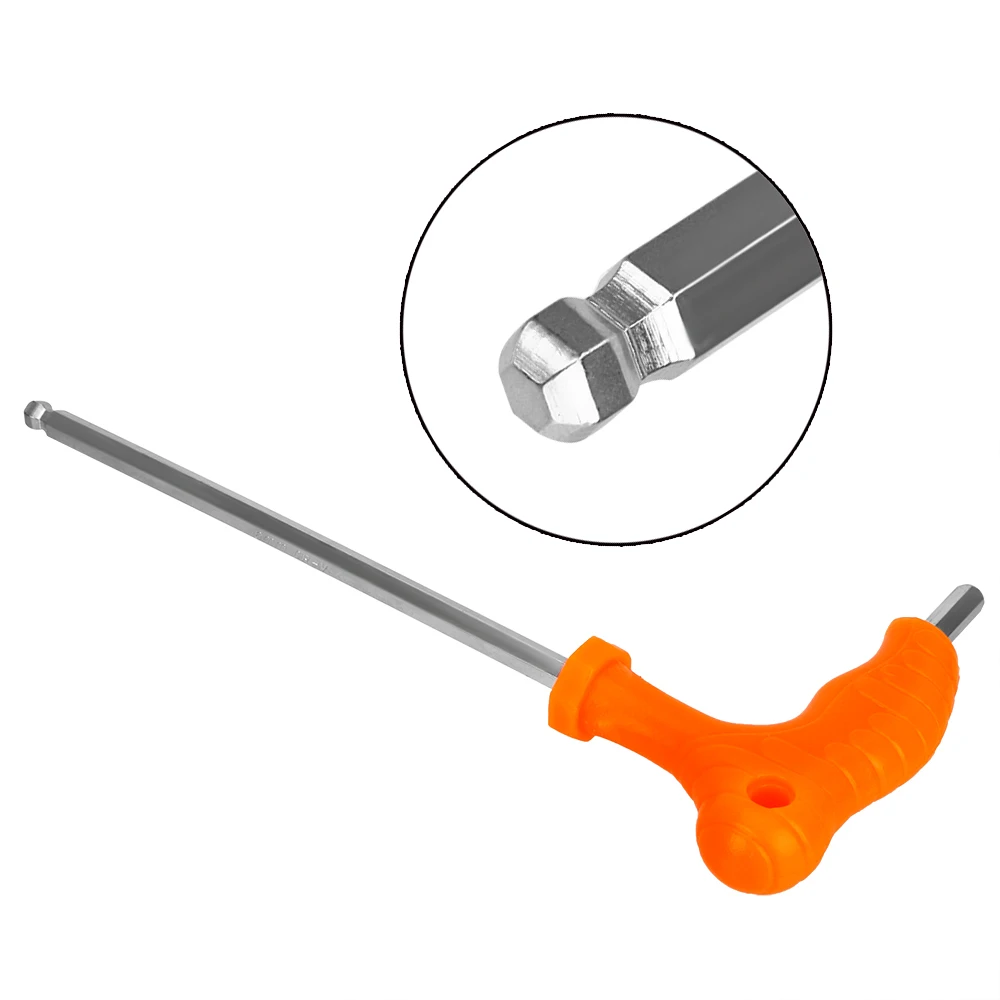 DIYWORK Spanner Hand Tool High-carbon Steel Inner Hexagon Wrench 2.5mm 3mm 4mm 5mm 6mm 8mm T Handle Allen Hex Key Wrench