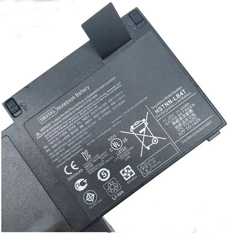 Imagem -05 - Supstone-bateria Original para hp Elitebook Sb03xl 820 720 725 g1 g2 7167261c1 717378001 E7u25et F6b38pa Hstnn-lb4t Sb03046xl