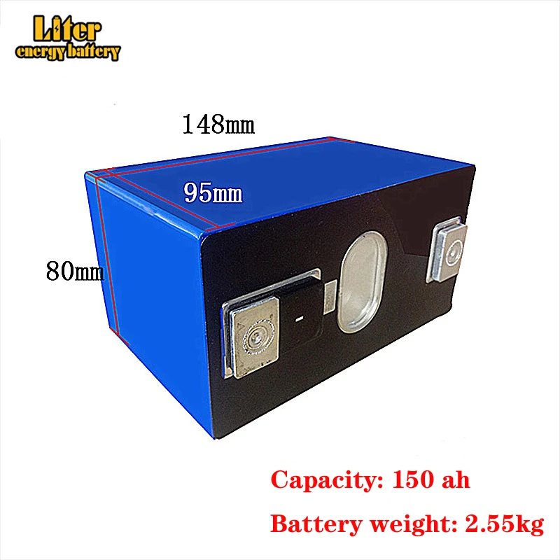 3.7v 150Ah lithium battery Lithium ion battery for DIY 12V 24V 300Ah scooter bike inverter Speaker RV Solar energy storage