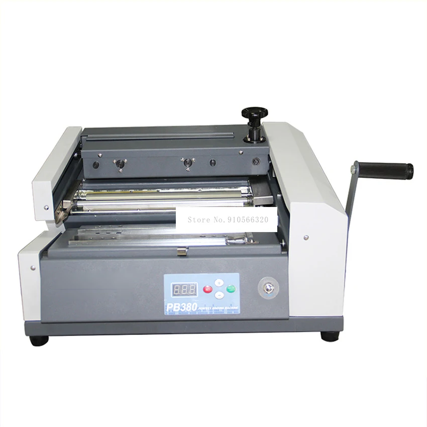 Máquina de encolado de PB-380, tamaño A4, para encuadernación de partículas coloidales adhesivas en caliente, para álbum de fotos, libro, carpeta de papel