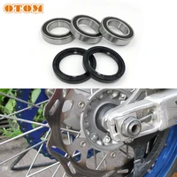 OTOM juego de cojinetes de sello de aceite de cubo de rueda trasera de motocicleta para YAMAHA YZ250F YZ450F YZ250FX, piezas de accesorios de Motocross todoterreno