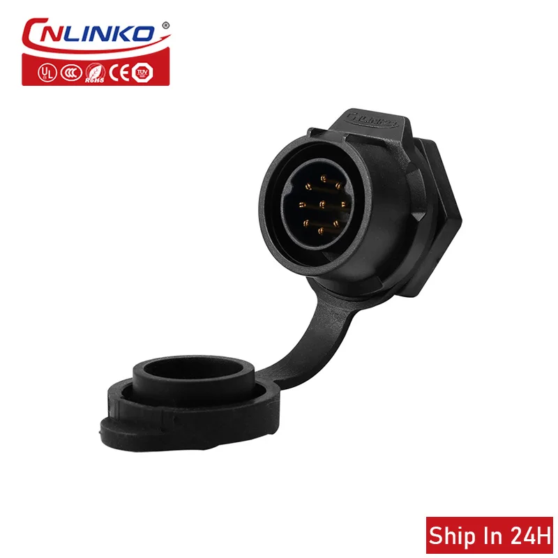 Cnlinko LP16 M16 Industrial Waterproof 2 3 4 5 7 9pin Aviation Power Signal Connector for Car Mechanical Free Shipping