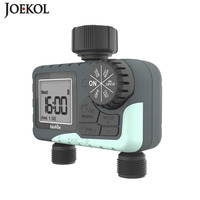 RainPoint Digital Water-tap Watering Timer Battery Operated Automatic Watering System Irrigation Controller With 2 Outlet