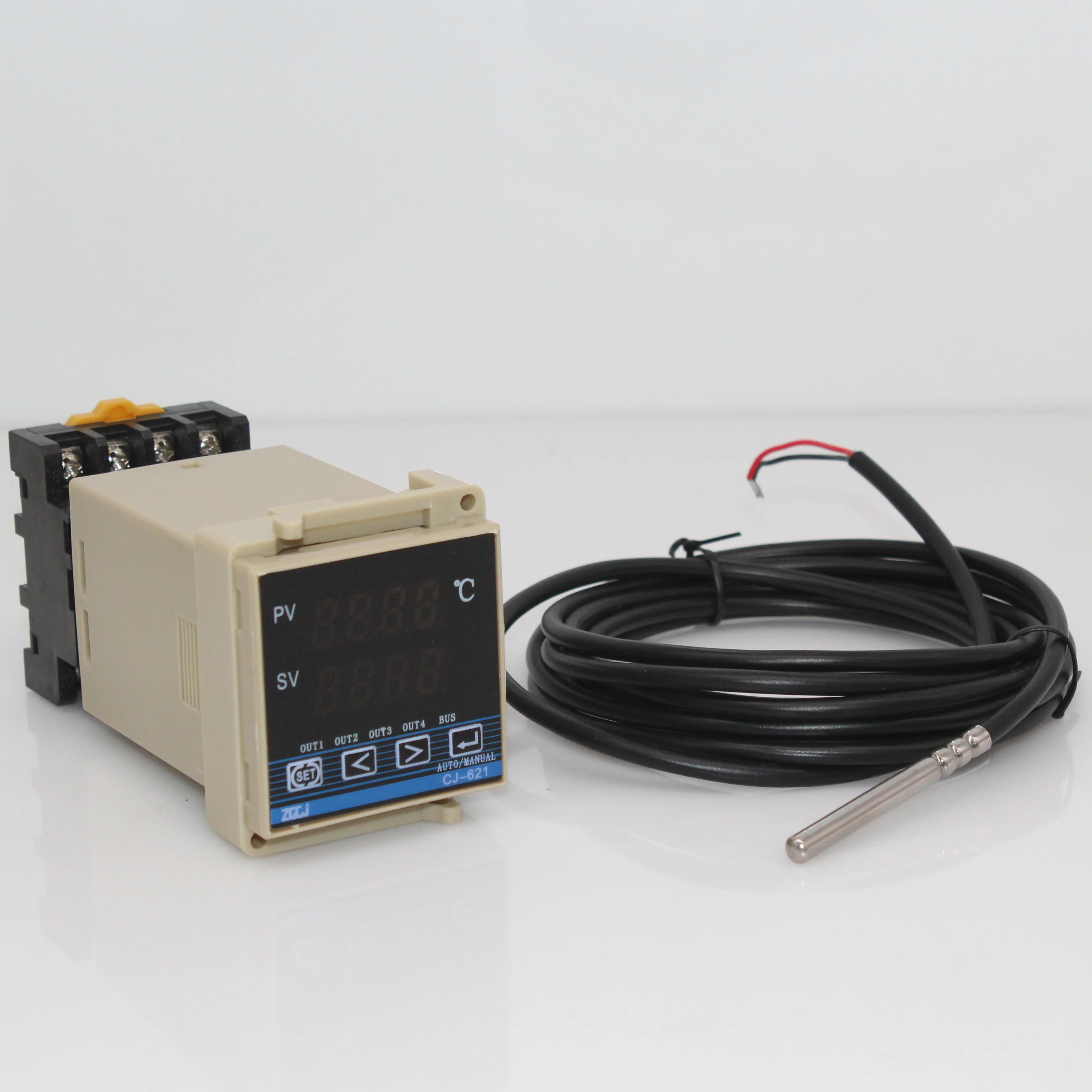 Imagem -06 - Controlador de Temperatura e Umidade Digital com Sensor Inteligente tipo de Trilho Din Painel Termostato e Higrômetro