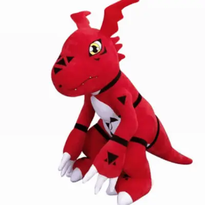 Grand jouet en peluche Guilmon pour enfants, personnage de dessin animé japonais, accessoires de jeu, poupée, 150cm