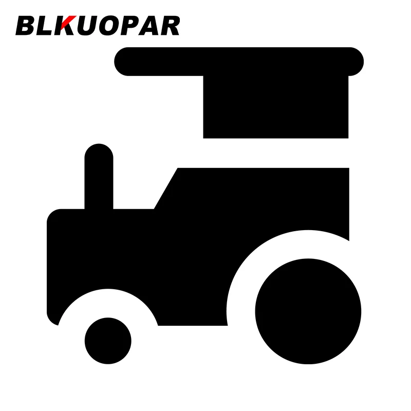 BLKUOPAR for Tractor Car Stickers Fashionable Creative Decals Personality Simple Windshield Refrigerator Caravan Decor Car Label