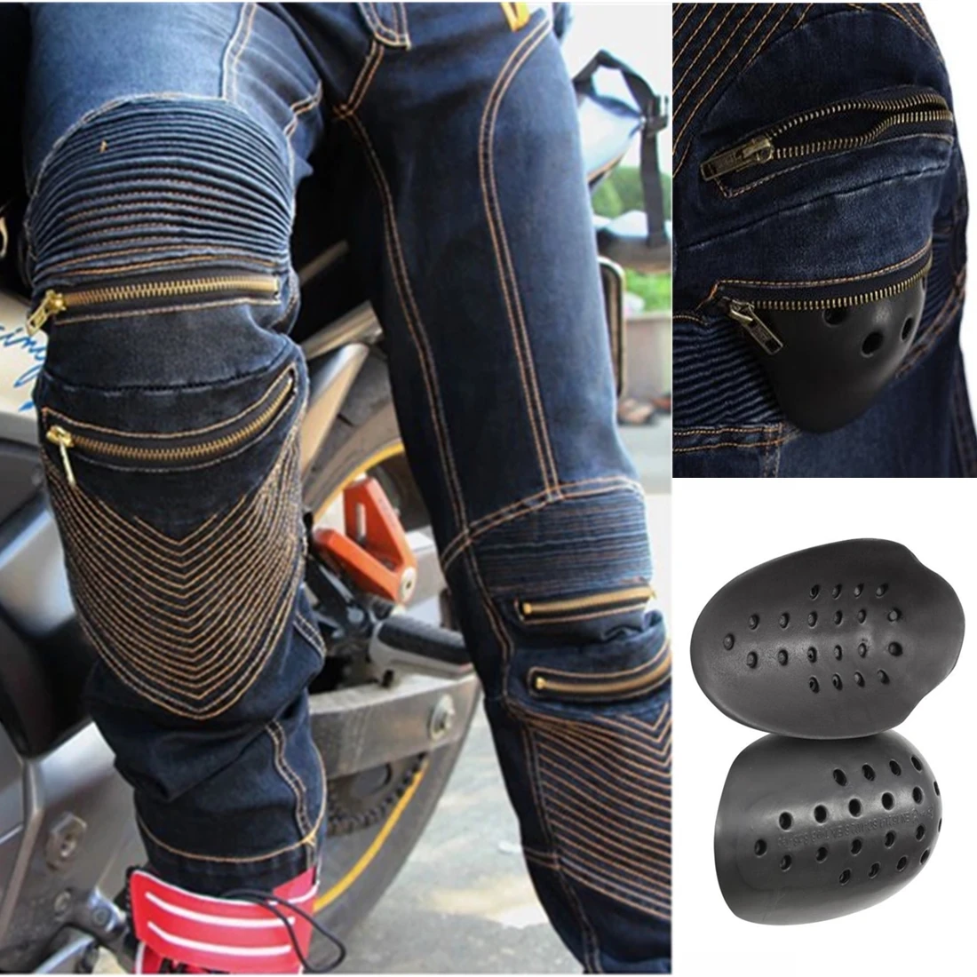 

2020 Men Motorcycle Pants Aramid Moto Jeans Protective Gear Riding Touring Black Motorbike Trousers Blue Motocross Jeans