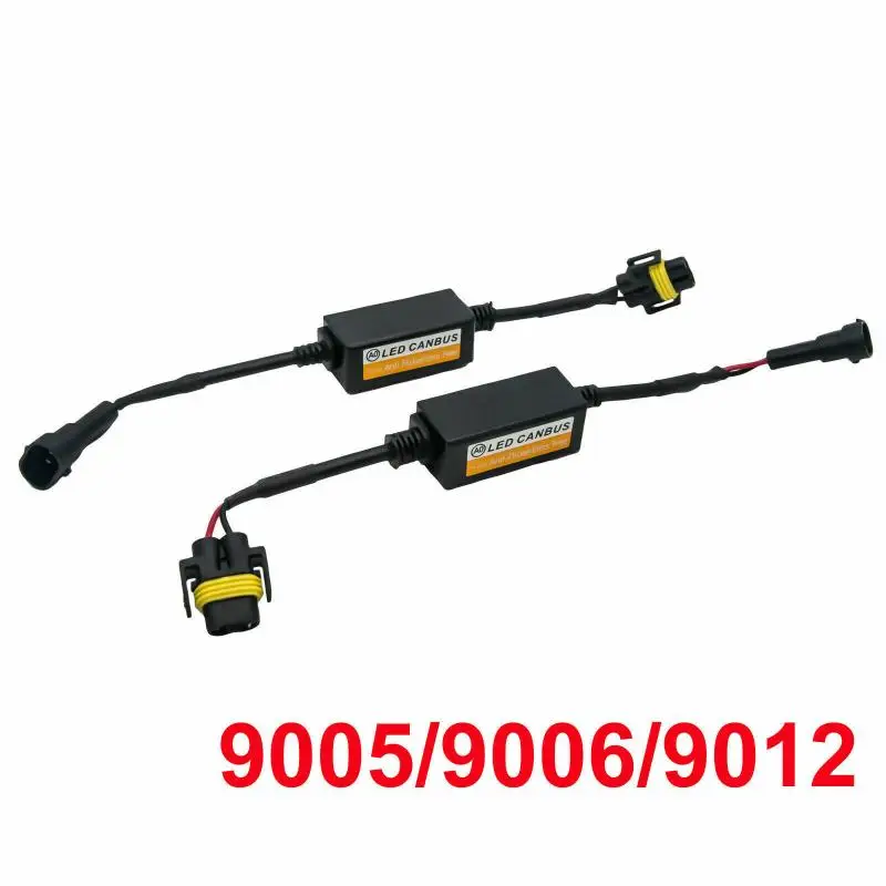 Car Light Headlight LED Canbus Decoder For H1 H4 H7 9005 9006 9012 Led H4 Canceller Error Free Resistor Anti Flicker Lamp Hoods