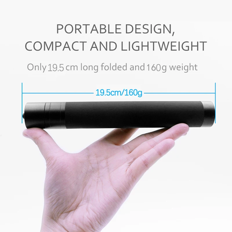 Für DJI OM4 Handheld Gimbal Osmo Tasche/Osmo Action/GoPro Kamera Aluminium Legierung Teleskop Verlängerung Pole Stativ Zubehör