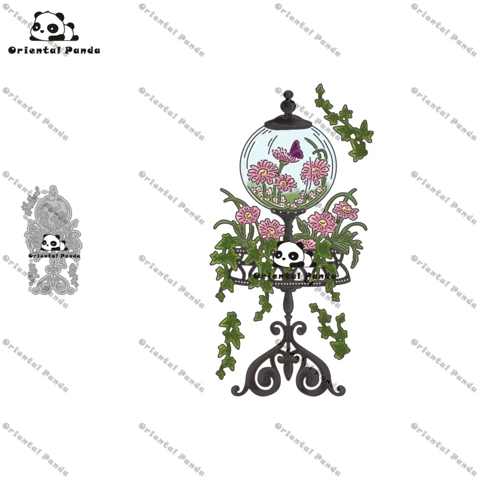 New Dies 2020 Vintage flower stand Metal Cutting Dies diy Dies photo album cutting dies Scrapbooking Stencil Die Cut Card Making