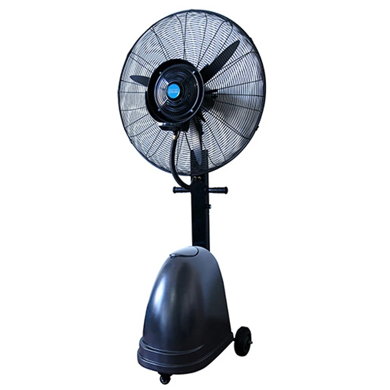 hand-push type atomizing industrial fan Water-cooled humidifier electric fan Large factory warehouse humidifying cool