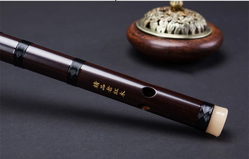 SevenAngel Professional playing Flute old mahogany flauta national musical instrument Rosewood Dizi  with accessories