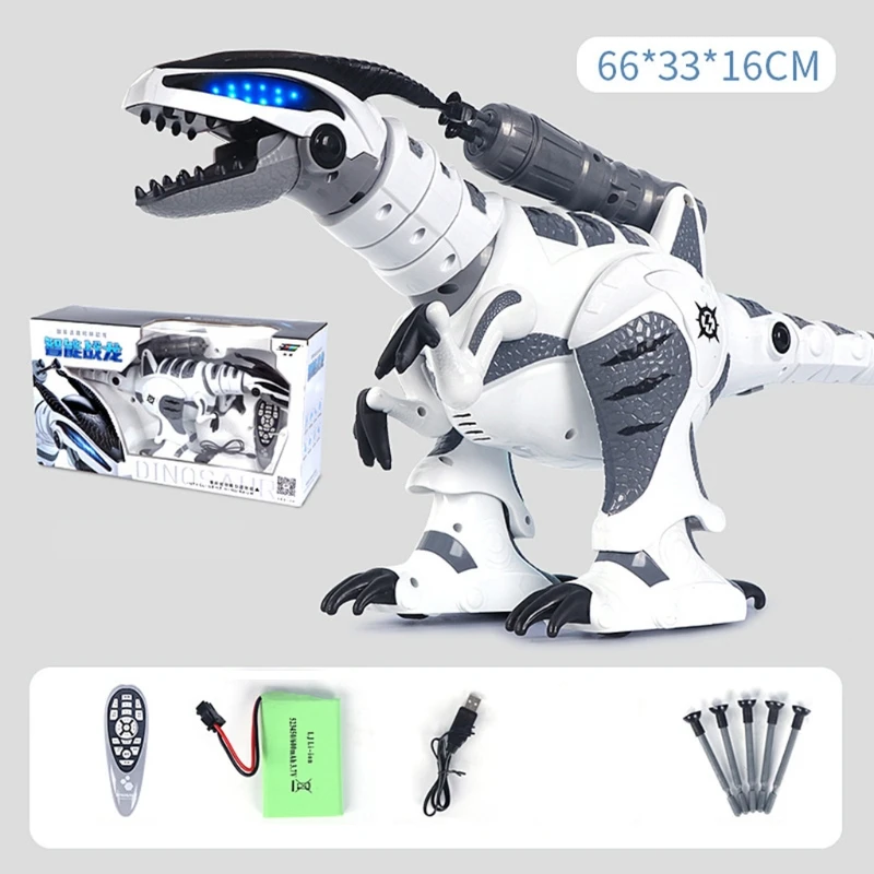 RC Robot Dinosaur Intelligent Interactive Smart Toy Electronic Remote Control Tyrannosaurus Collectible Model