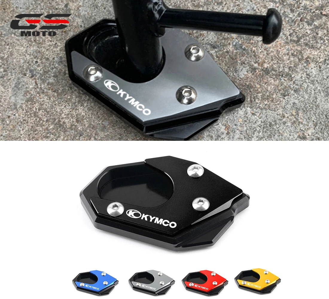 Moto Kickstand Extension Side Stand Enlarge Pad Plate For KYMCO Downtown 200i 300i 350i 300 350 Xciting 250 400 X-Town 125 125i