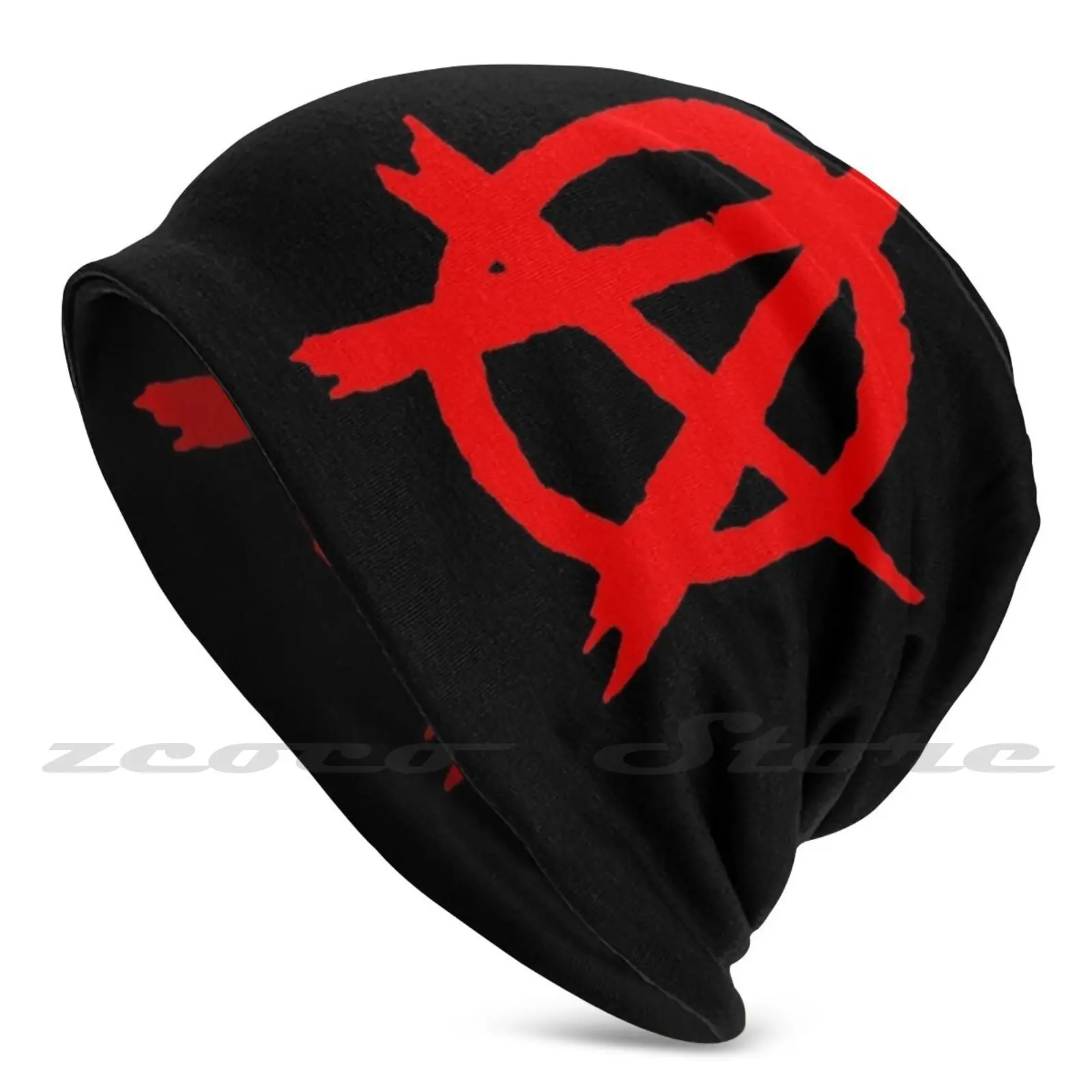 Anarchy Symbol Knit Hat Hedging Cap Soft Elasticity Outdoor Sports Leisure Anarchy Symbol Anarchy Symbol Revolution Quarantine