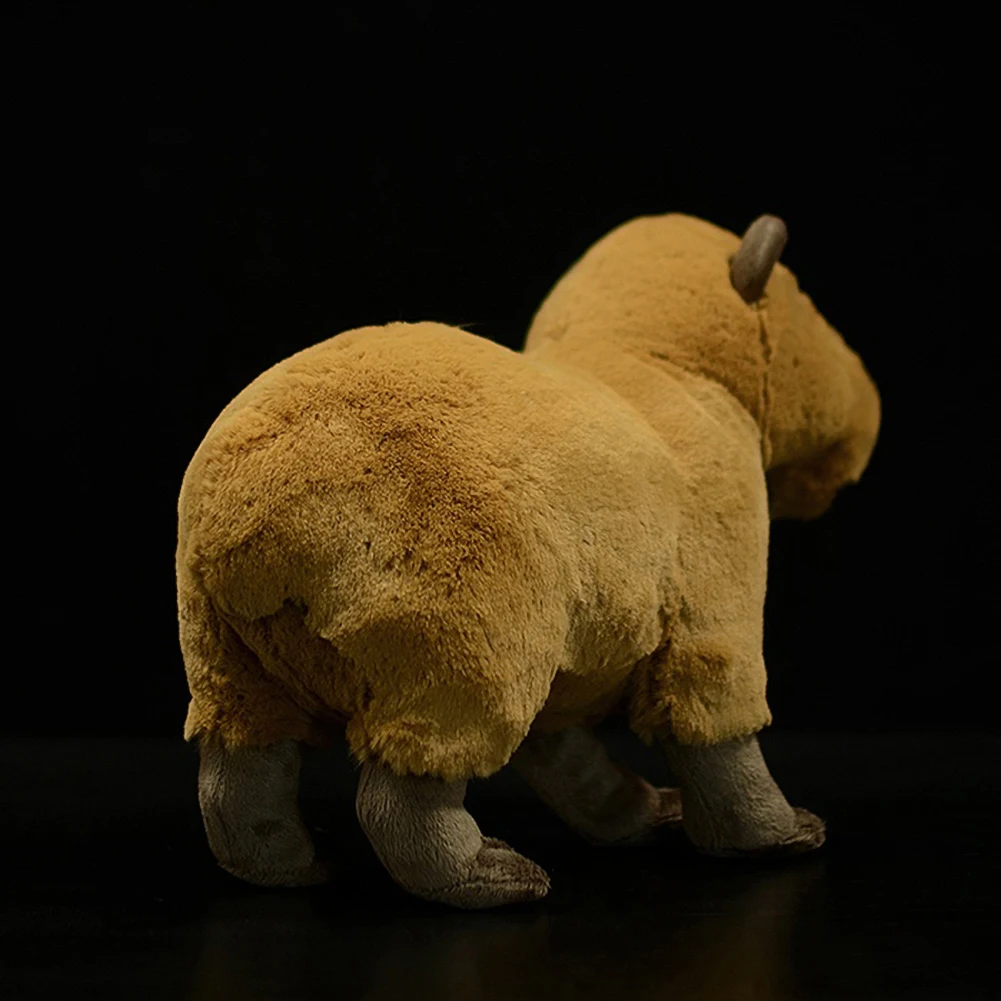 Simulation Nette Capybara Weiche Plüsch Spielzeug Echte Leben Hydrochoerus hydrochaeris Puppe Modell Tier Kinder Geburtstag Geschenk 31cm