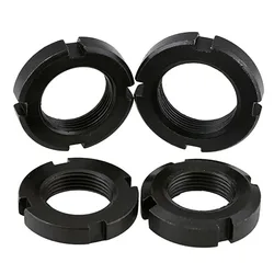 M10-M30 M33 M35 M36 M39 M40 M42 M45 M48 M50 M52 M55 M56 M60 Round Locknut Slotted Nuts  Four Slot Nut  Round Nut Lock