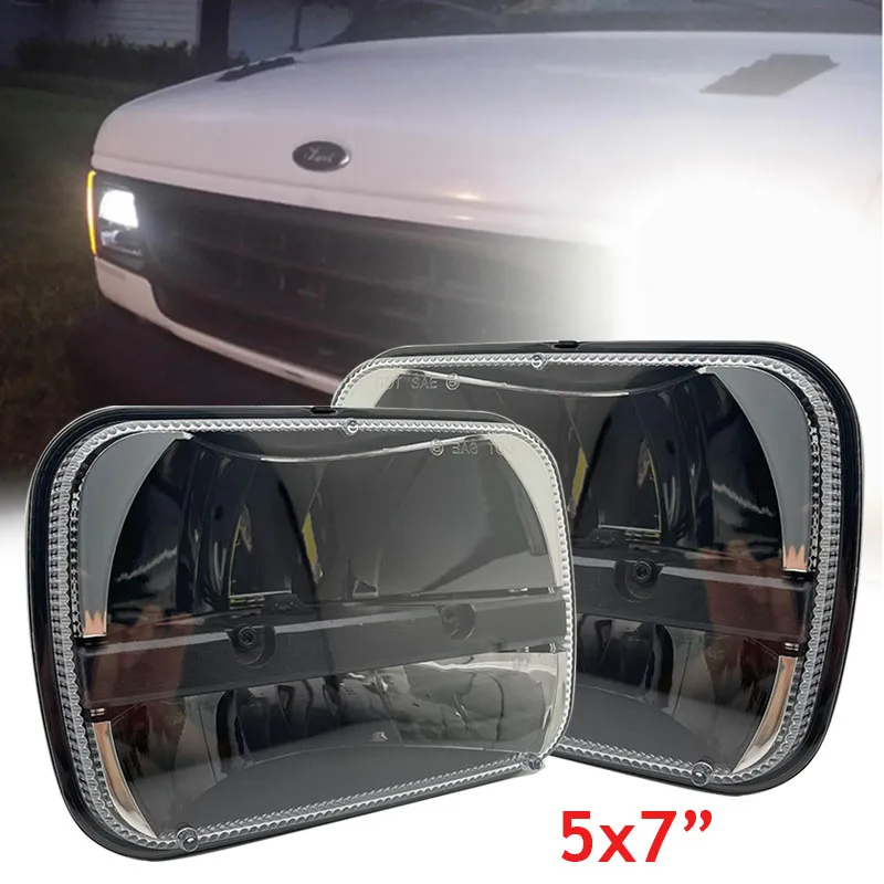 

Square 5x7 6x7 Inch Led Projector Headlight High Low Beam Headlamp For Jeep Wrangler YJ Cherokee XJ Trucks Toyota Tacoma Pickup