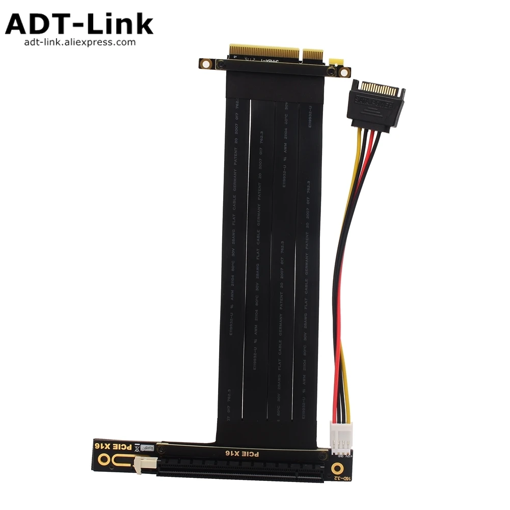 RTX3060 Multi-Card Motherboard BTC Miner PCI-Express Riser Cable Adapter Extender 8x 16x PCIe 25cm 30cm 35cm Options Available