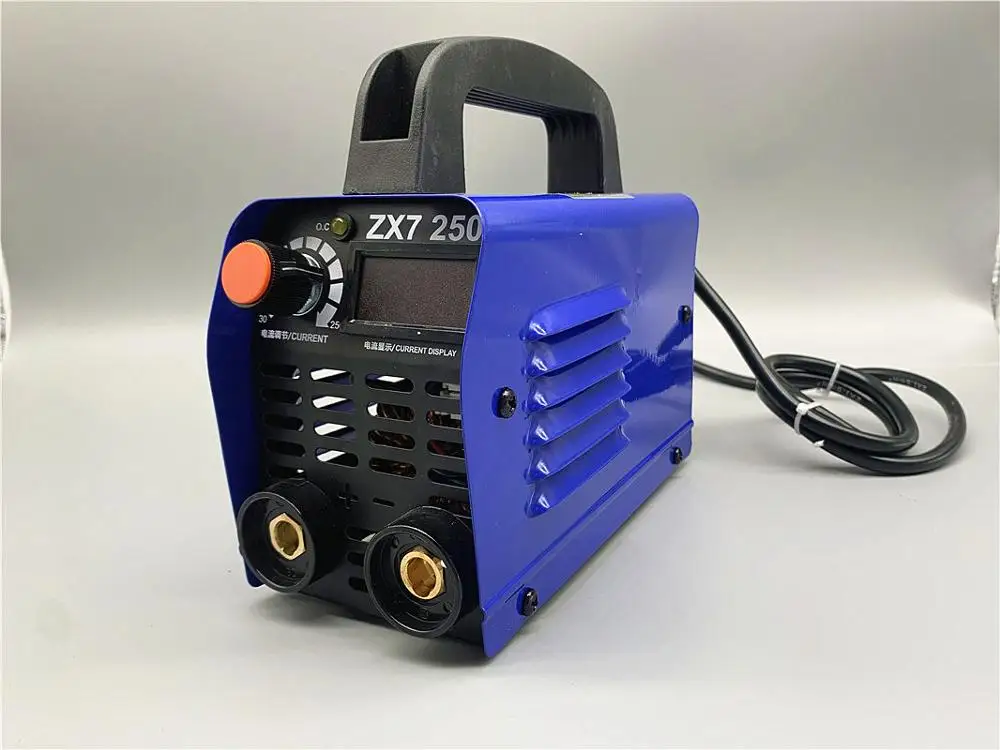 250A 220v LED Display Welding Machine Compact Mini MMA Welder Inverter Welding Semiautomatic  Dc Welding Machine ARC Welding