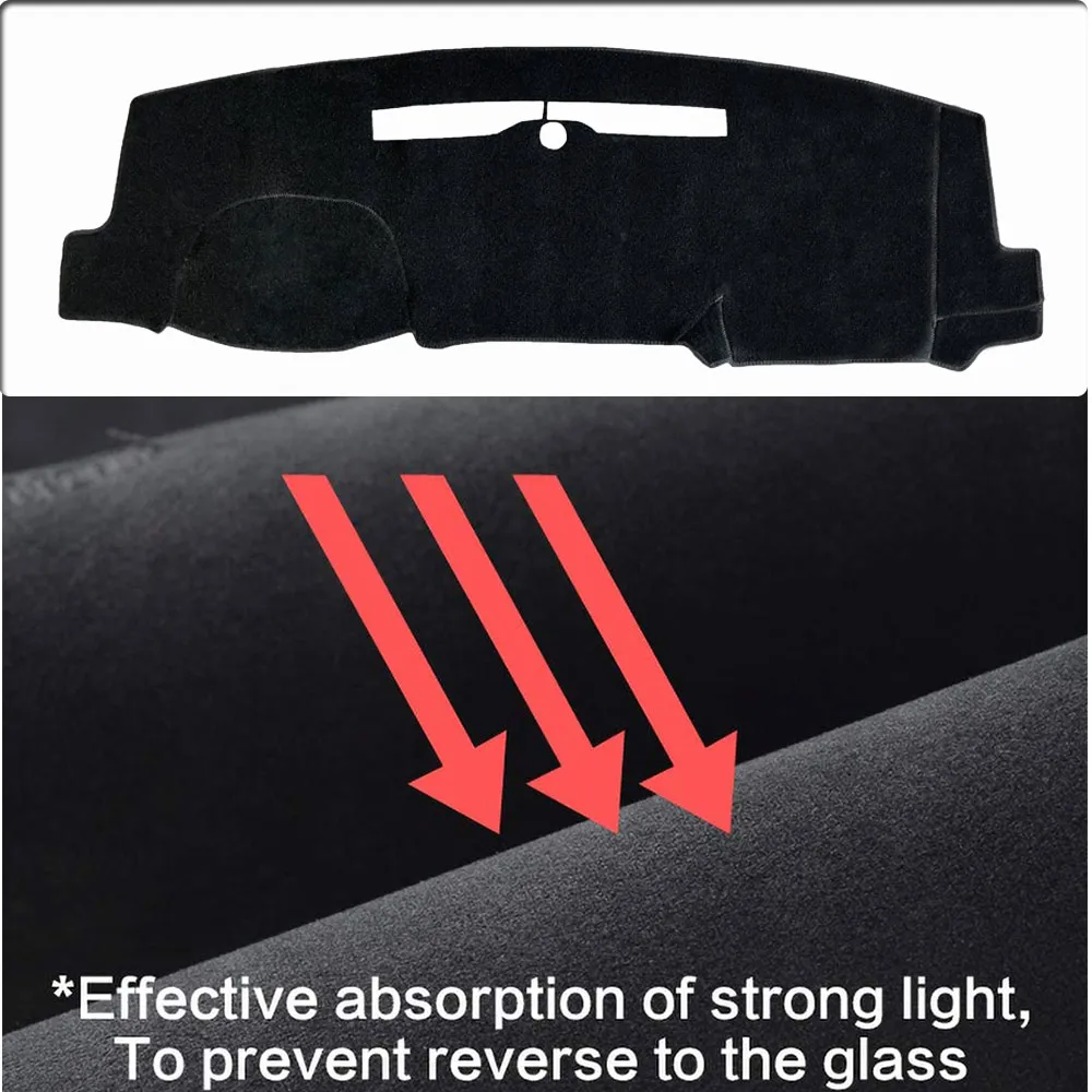 Car Dashboard Center Control Cover Mat Sun Parasol Pad Sunshield Cape Sunshade Cushion for Ford Explorer U625 MK6 2020 2021 2022 view 4