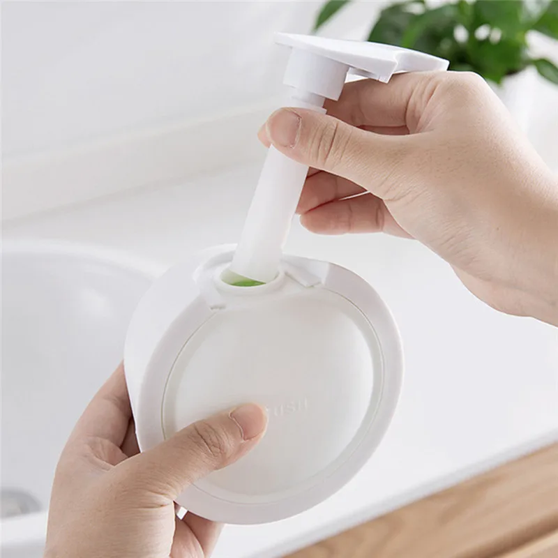 Wall-Mounted Soap Dispenser Toilet Waterproof Suction Cup Lotion Bottle Home Bathroom Kitchen Manual Squeeze Lotion Bottle