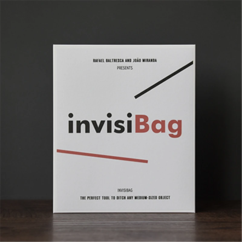 Invisibag (Black/Red Available) Magic Tricks Object Appear Vanish From Magia Bag Magiciain Stage Illusions Gimmick Props Comedy