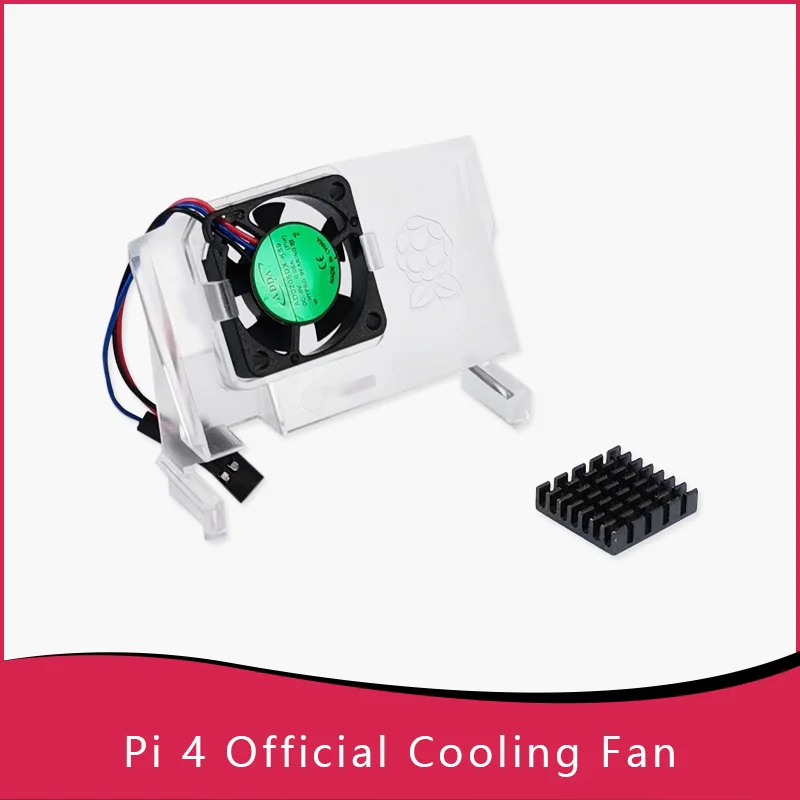 Officiële Raspberry Pi 4 Case Raspberry Pi 4 Case Fan 15.3W USB-C Voeding Eu/Us/Uk plug