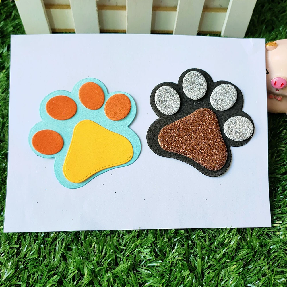 New Footprints, palm prints metal cutting die mould scrapbook decoration embossed photo album decoration card making DIY