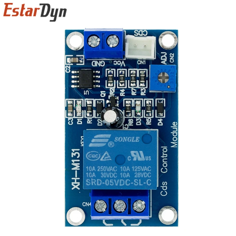 XH-M131 DC 5V 12V 24V 10A Light Control Switch Photoresistor Relay Module Detection Sensor brightness Automatic Control Module