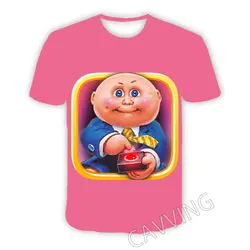 CAVVING 3D Printed  Garbage Pail Kids  Casual T-shirts  Hip Hop T Shirts Harajuku Styles Tops Clothing for Men/women   T03