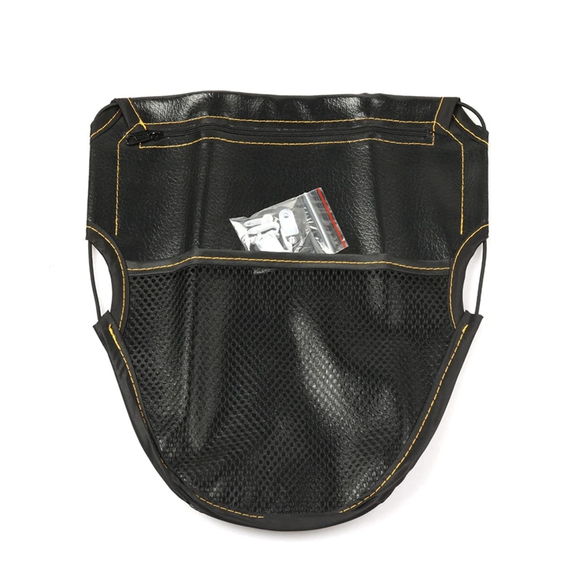 DHBH-Motorcycle Scooter Seat Bag Under Seat Storage Pouch Bag Organizer Leather for Xmax PCX150 Tmanx NVX155