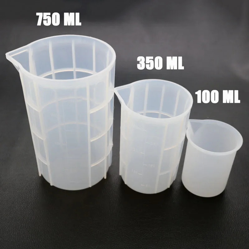 100ML-750ML Silicone Measuring Cup Split Cup For DIY Epoxy Resin Jewelry Accessories Making Cake Candy Chocolate Baking Tool