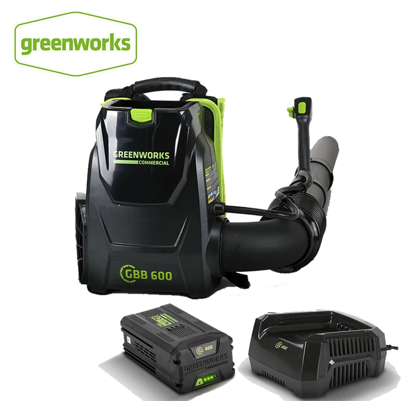 

Outdoor Garden Leaf Blower Greenworks Pro 82V 600 CFM DigiPro Cordless Leaf Blower, 82V 5.0ah battery and charger