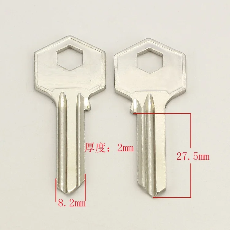 

A127 Wholesale Locksmith Keymother Brass House Home Door Blank Empty Key Blanks Keys 25 pieces/lot