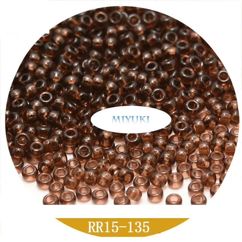 Japan Miyuki Imported Seed Beads RR15/0  Transparent Series 1.5mm Round Beads 5G