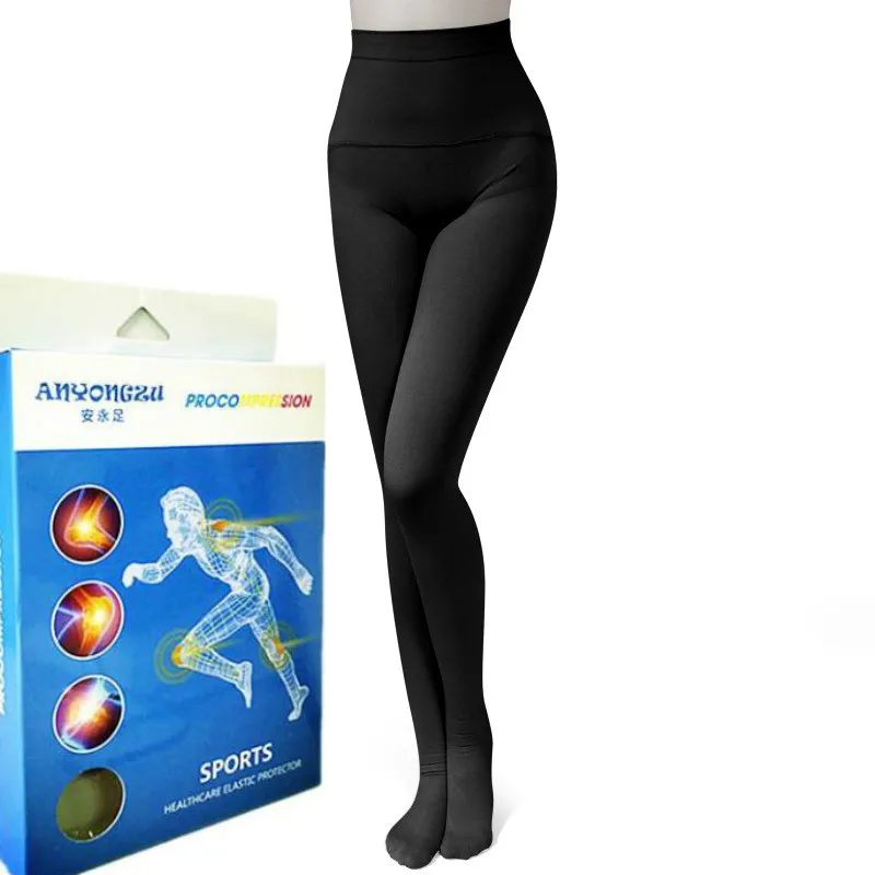 

Women Medical Grade Pressure Pantyhose Seamless Type High Waist Abdomen Closed Hip Lifted Slim Leg Leggings S M L XL XXL