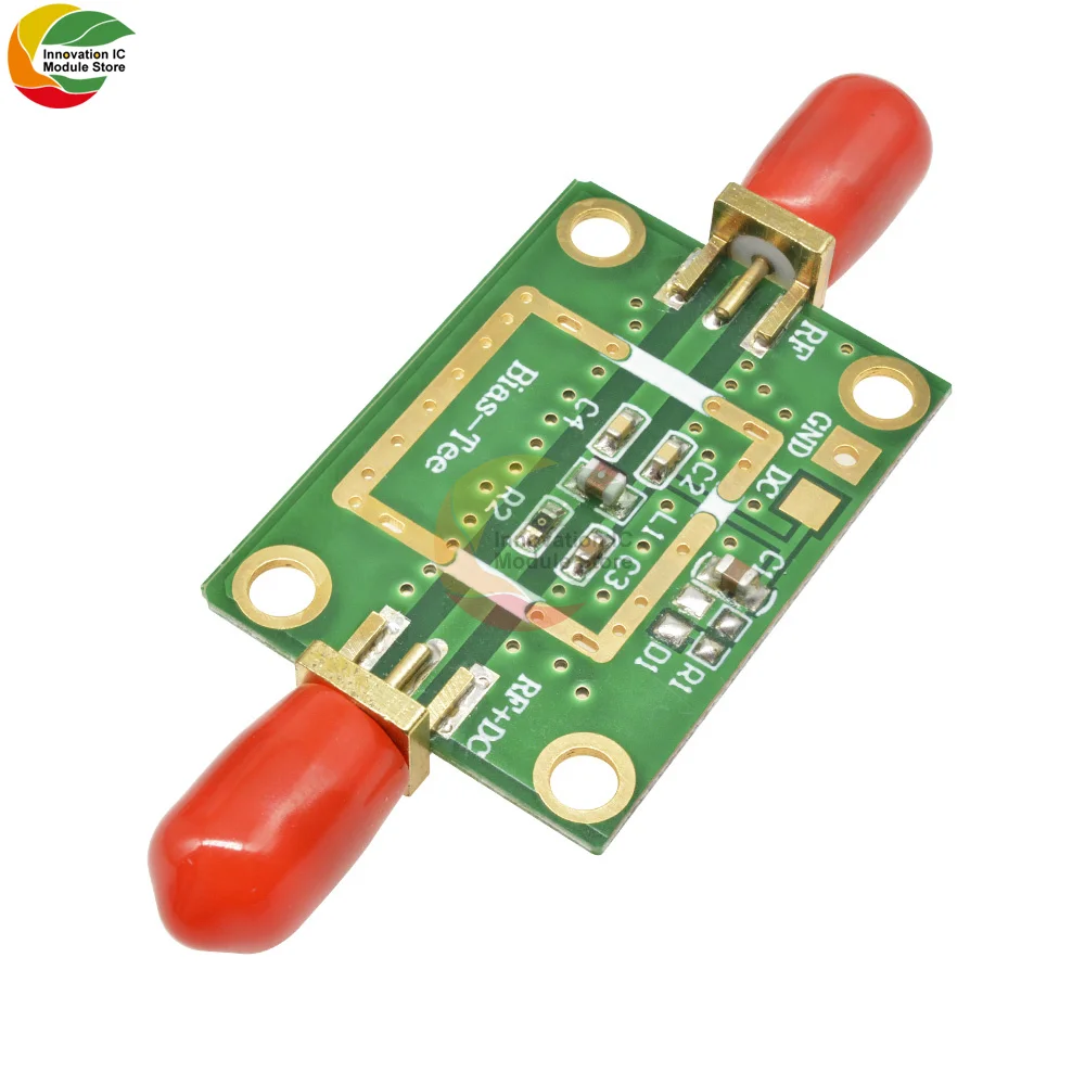 Bias Tee 10MHz-6GHz RF DC Blocker Low Noise Amplifier Broadband Frequency Amplifier Module for HAM Radio RTL SDR LNA Low Noise