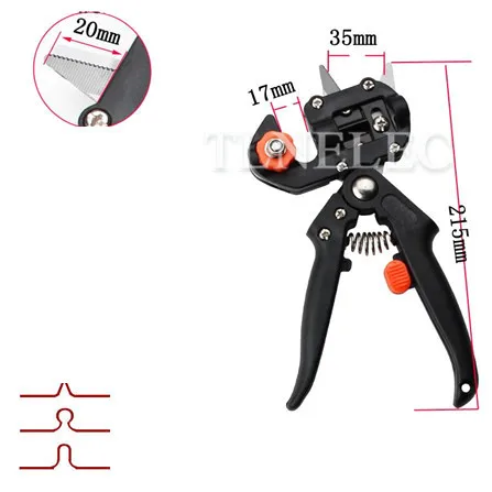 Handheld Gardening Grafting Tools Multi-function Grafting Machine Fruit Trees Grafting Knives Nursery Stock Grafting Scissors