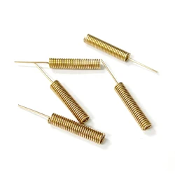 10pcs 433Mhz Internal Spring Antenna Copper Aerial Solder 34mm Long Wholesale
