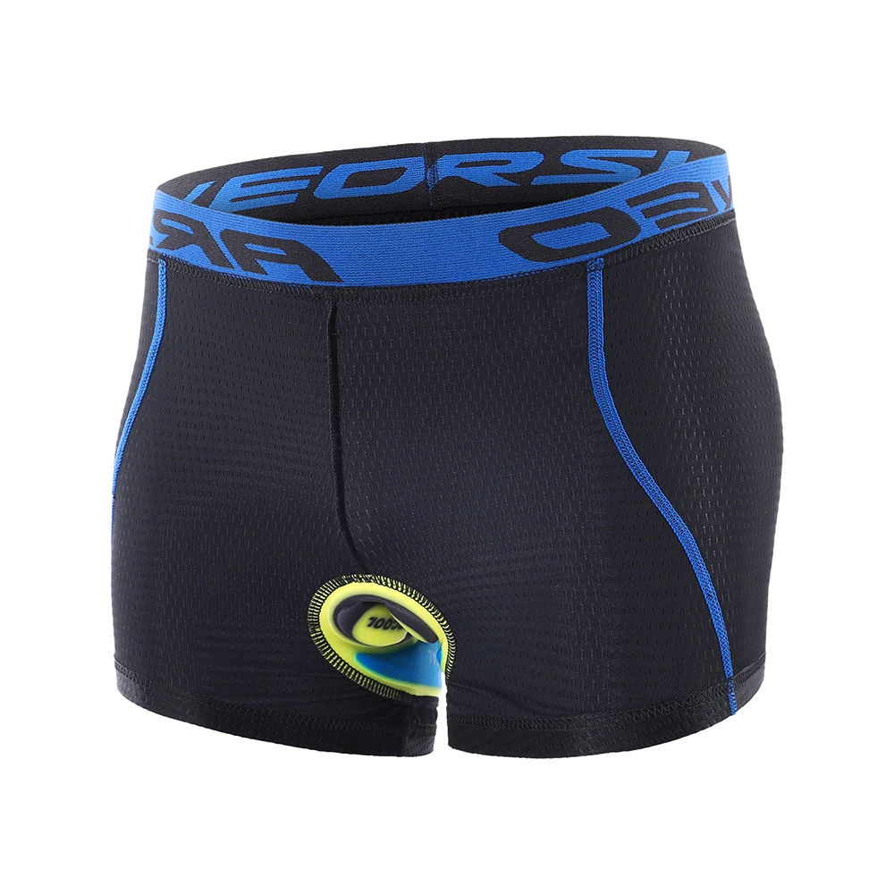 ARSUXEO Cycling Underwear Upgrade 3D Gel Pad Cycling Shorts Mountain Bike MTB Shorts Bicycle Underpants Shockproof Men Women U05