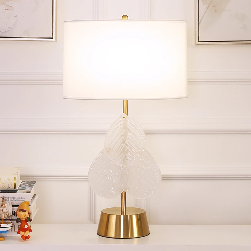 Modern Metal And Glass Table Lamp E27 Decoration Table Lamps Desk Nordic Living Room Decor LED Night Lights EU/AU/US/UK Plug
