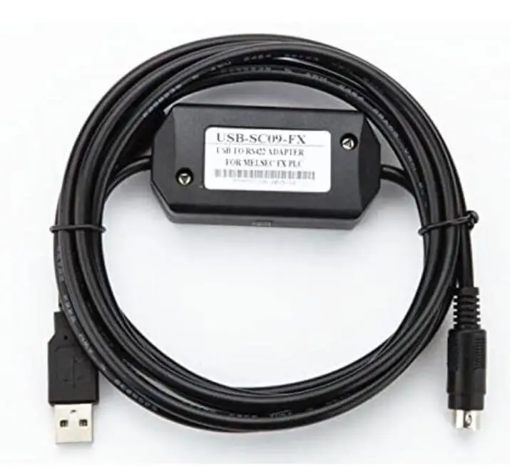 

USB SC09 – FX Cable Sequencing PLC Extension Cable Apply to Fx0S/Fx1S/fx2s/FX3S/Fx0 N/FX1 N/FX2 N/fX3 N/fx3g/FX3U Touch Panel