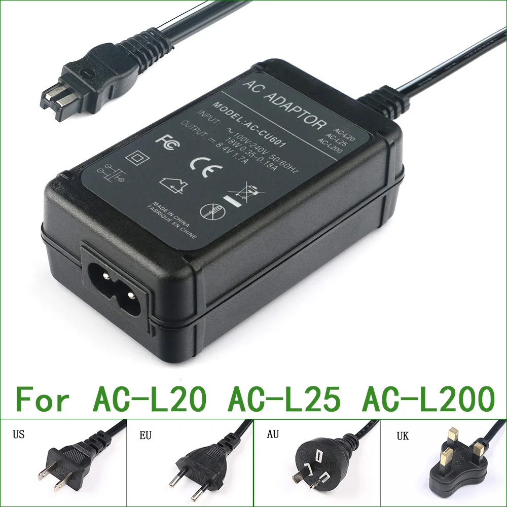 AC Power Adapter Charger For Sony DCR-SR30 DCR-SR45 DCR-SR45E DCR-SR60 DCR-SR46 DCR-SR35 DCR-SR47 DCR-SR80 DCR-SR82 DCR-SR68E