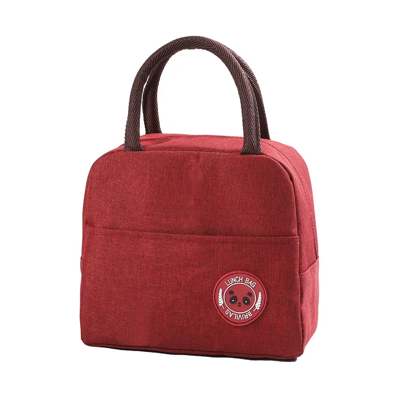 Lunchtasche, Kühltasche, tragbare isolierte Box aus Segeltuch, Thermo-Behälter für kalte Lebensmittel, Schule, Picknick, für Männer, Frauen, Kinder,