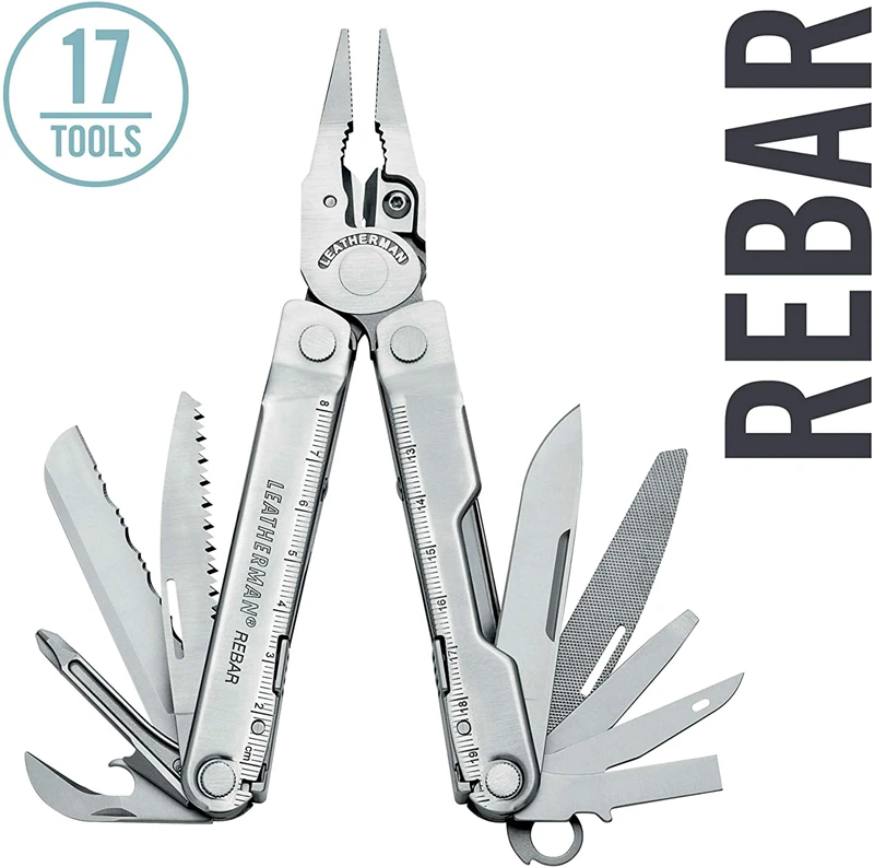 leatherman multiferramenta com cortador e serra de fio substituiveis premium aco inoxidavel com bainha 01